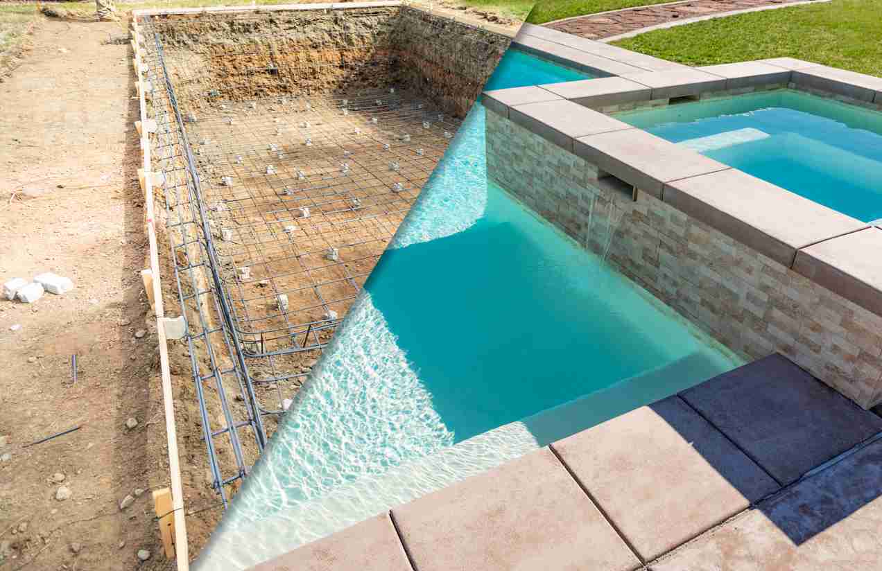 build pool before after