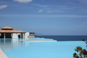 Infinity pool in California